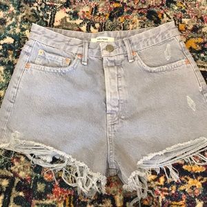 GRLFRND denim shorts